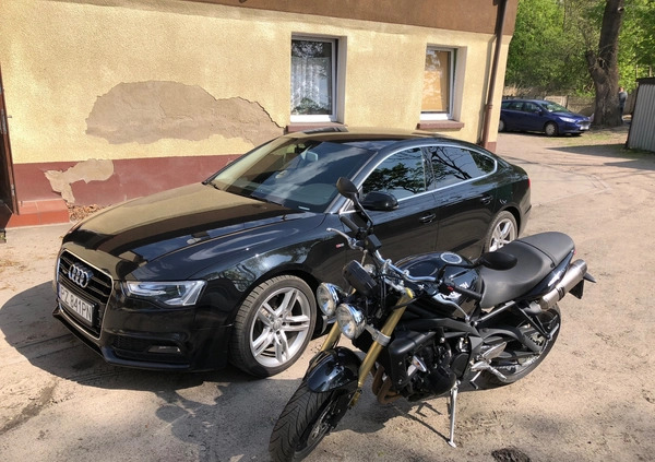 Audi A5 cena 65000 przebieg: 219000, rok produkcji 2015 z Poznań małe 79